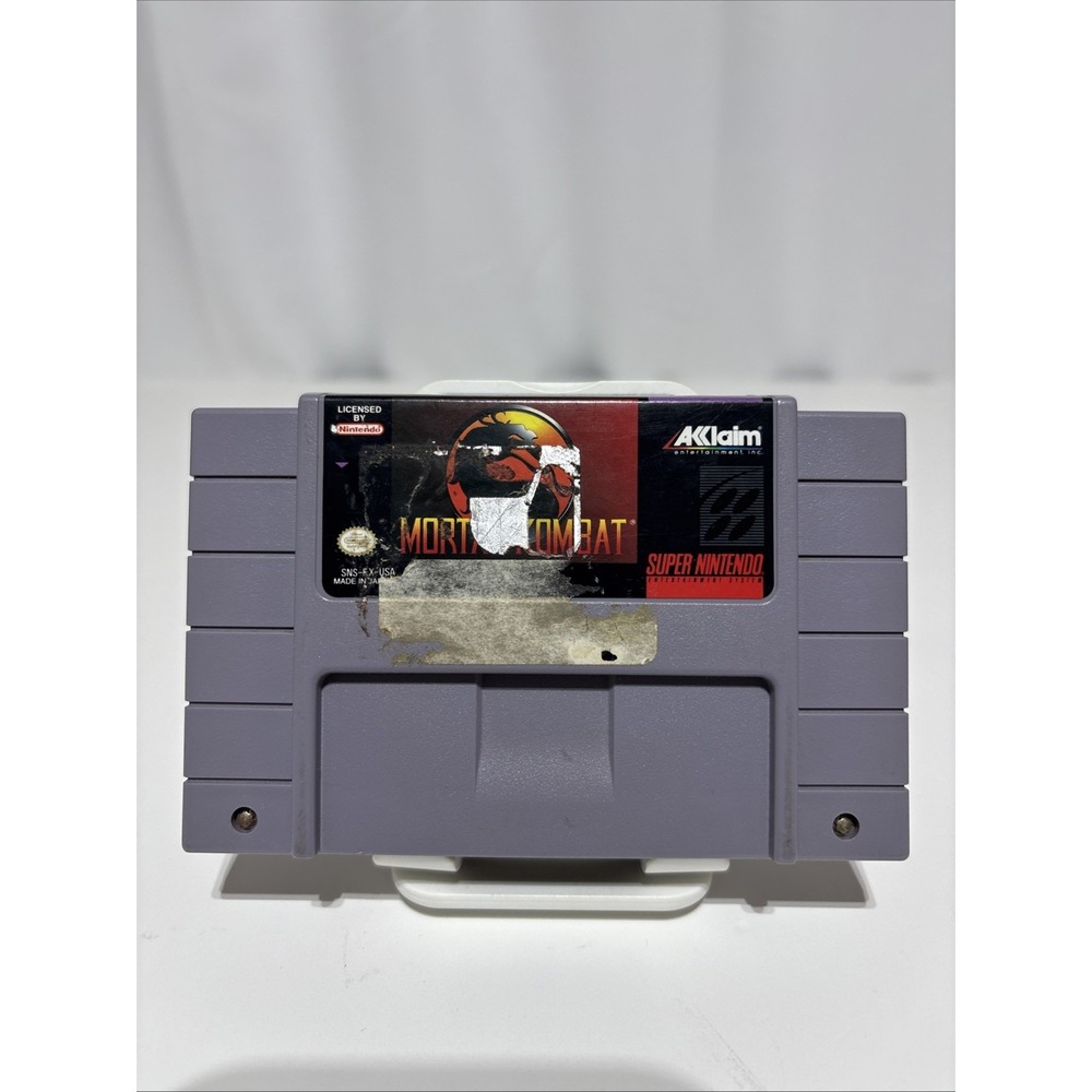 Mortal Kombat Super Nintendo 1993 SNES Tested Works